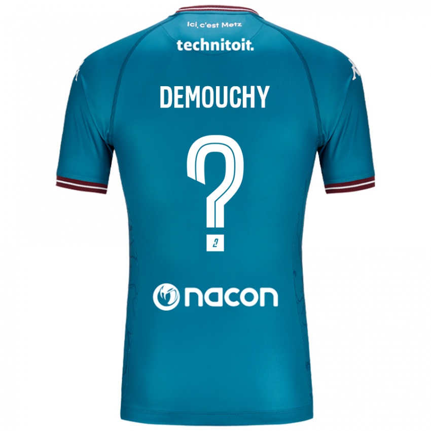 Niño Camiseta Albin Demouchy #0 Azul Petróleo 2ª Equipación 2024/25 La Camisa Argentina