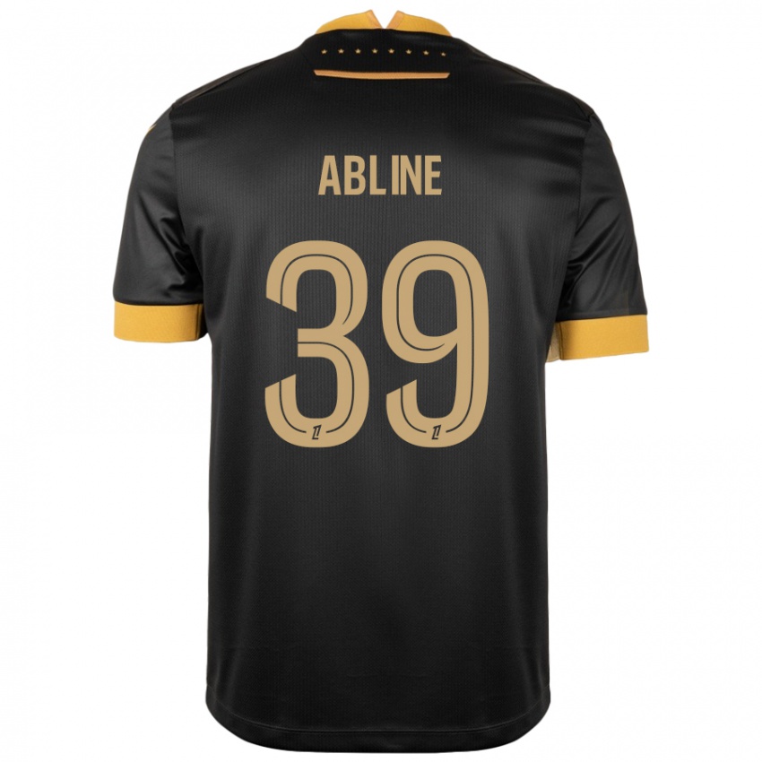 Niño Camiseta Matthis Abline #39 Negro Marrón 2ª Equipación 2024/25 La Camisa Argentina