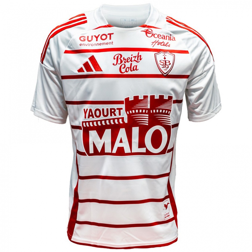 Niño Camiseta Noah Jauny #50 Blanco Rojo 2ª Equipación 2024/25 La Camisa Argentina