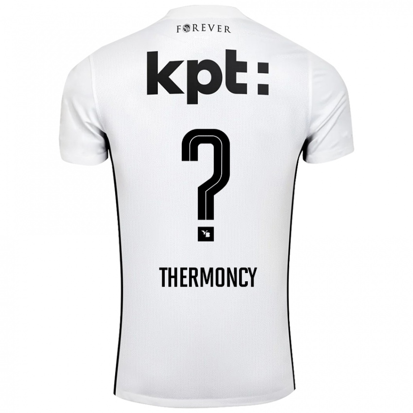 Niño Camiseta Keeto Thermoncy #0 Blanco Negro 2ª Equipación 2024/25 La Camisa Argentina