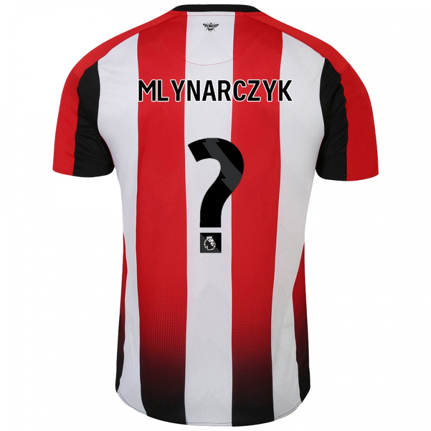 Hombre Camiseta Adam Mlynarczyk #0 Rojo Blanco 1ª Equipación 2024/25 La Camisa Argentina