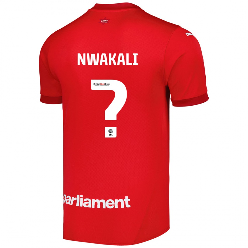 Hombre Camiseta Kelechi Nwakali #0 Rojo 1ª Equipación 2024/25 La Camisa Argentina