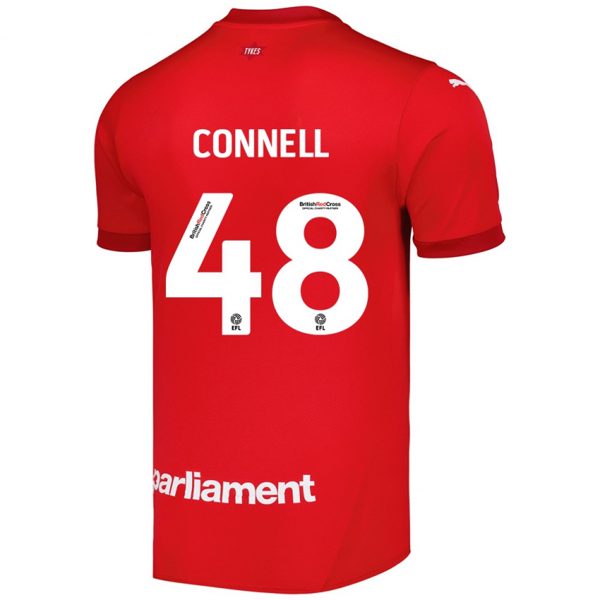 Hombre Camiseta Luca Connell #48 Rojo 1ª Equipación 2024/25 La Camisa Argentina