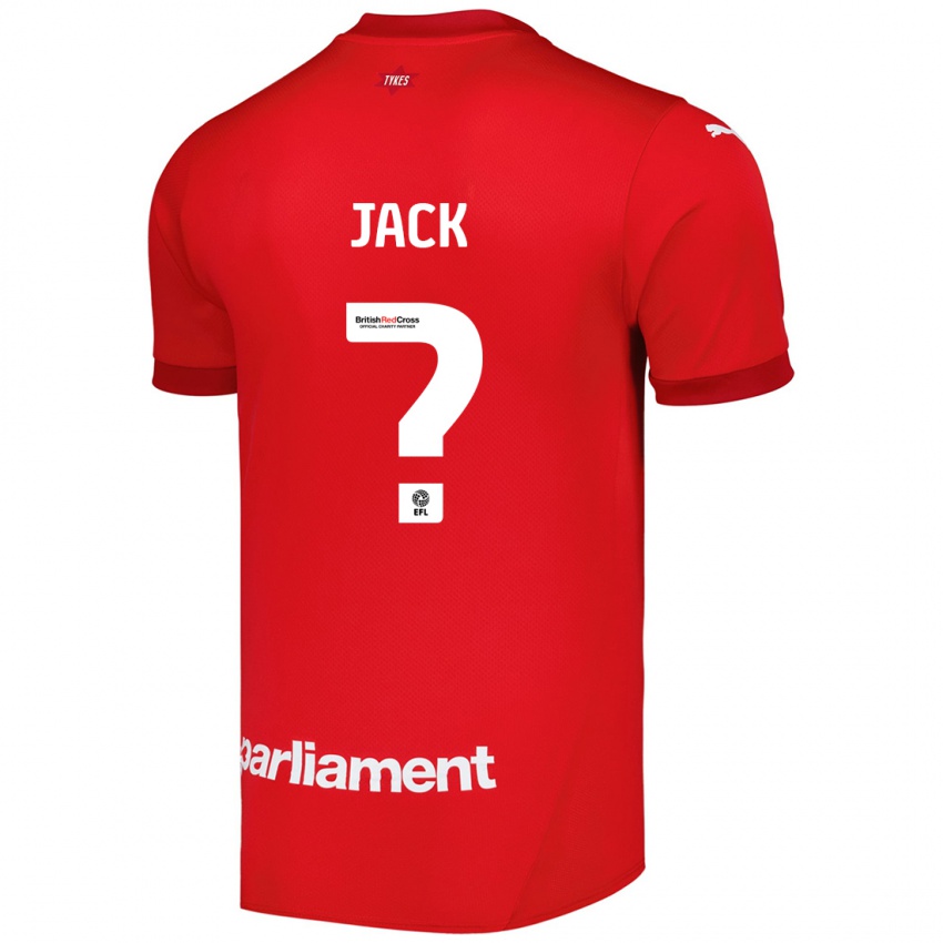 Hombre Camiseta Jack Woodcock #0 Rojo 1ª Equipación 2024/25 La Camisa Argentina