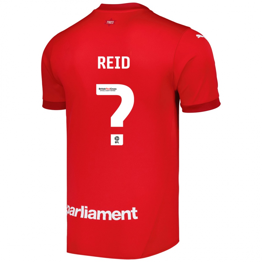 Hombre Camiseta Kallum Reid #0 Rojo 1ª Equipación 2024/25 La Camisa Argentina