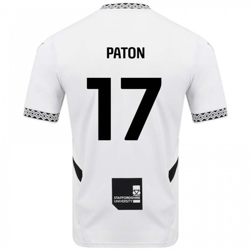 Hombre Camiseta Ruari Paton #17 Blanco 1ª Equipación 2024/25 La Camisa Argentina