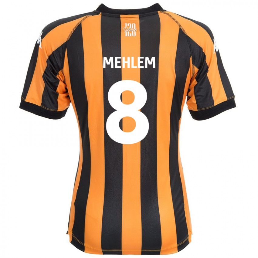 Hombre Camiseta Marvin Mehlem #8 Negro Ámbar 1ª Equipación 2024/25 La Camisa Argentina