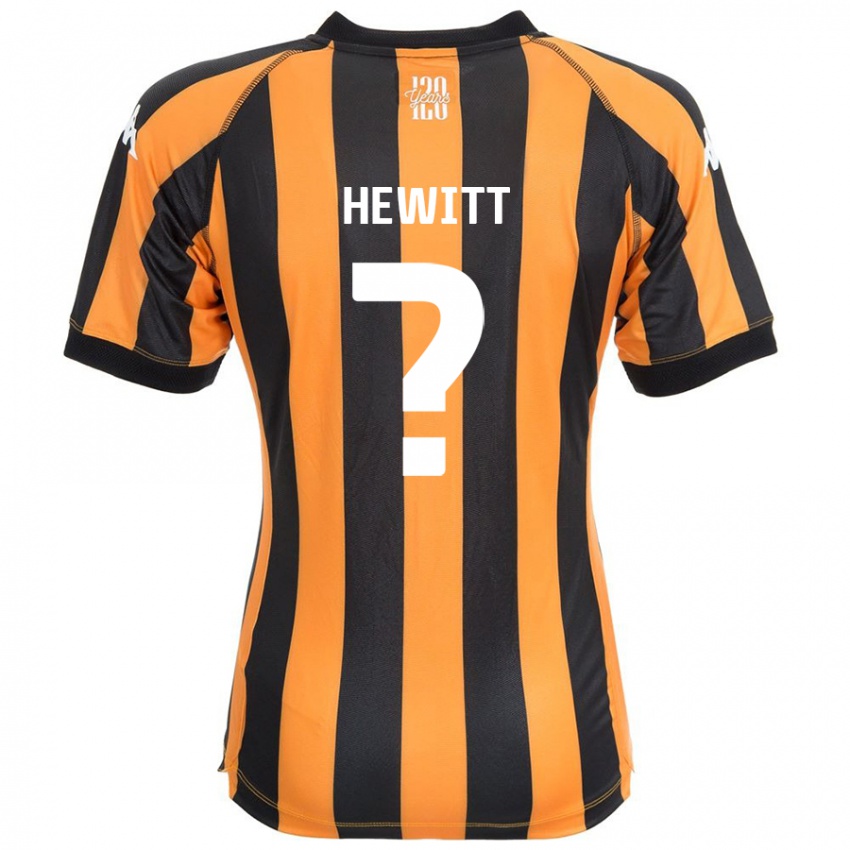 Hombre Camiseta Stan Hewitt #0 Negro Ámbar 1ª Equipación 2024/25 La Camisa Argentina