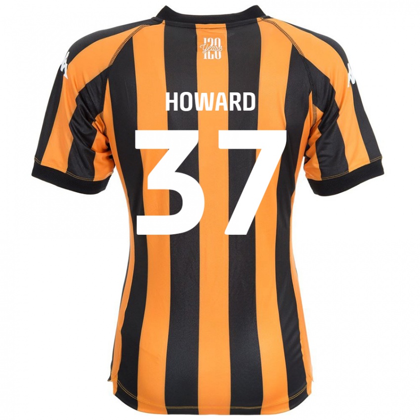 Hombre Camiseta Scarlet Howard #37 Negro Ámbar 1ª Equipación 2024/25 La Camisa Argentina