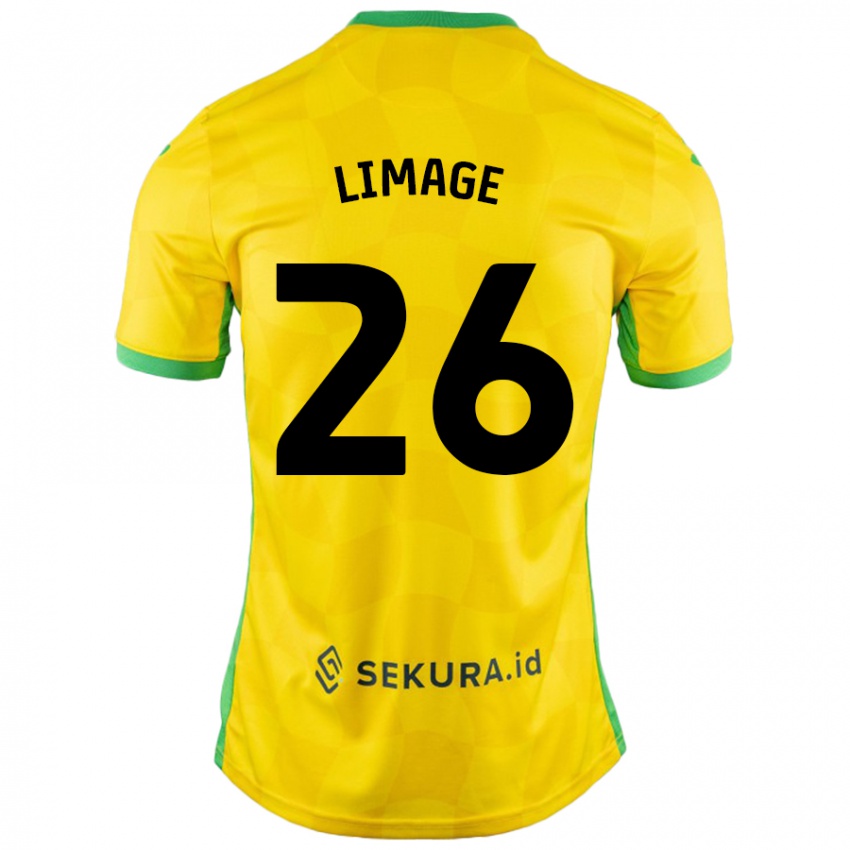 Hombre Camiseta Felicity Limage #26 Amarillo Verde 1ª Equipación 2024/25 La Camisa Argentina