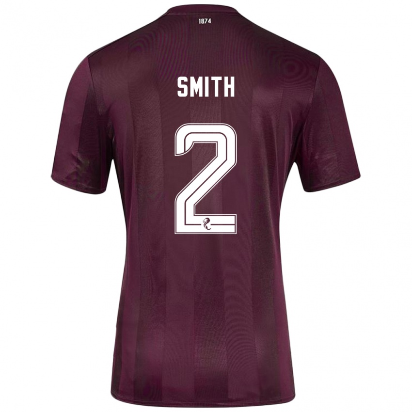 Hombre Camiseta Lucas Smith #2 Borgoña 1ª Equipación 2024/25 La Camisa Argentina