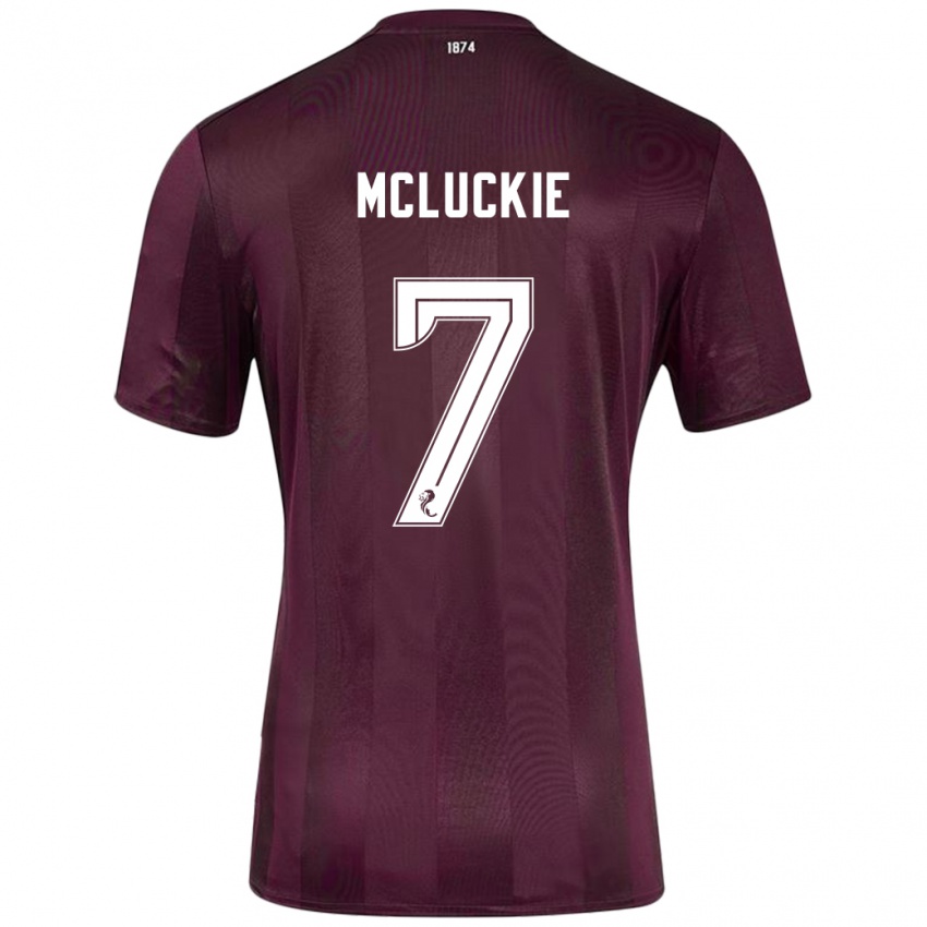 Hombre Camiseta Bobby Mcluckie #7 Borgoña 1ª Equipación 2024/25 La Camisa Argentina