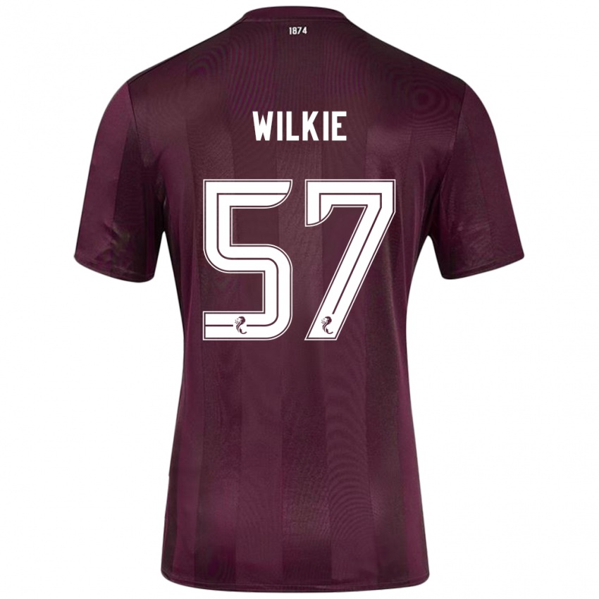 Hombre Camiseta Coupar Wilkie #57 Borgoña 1ª Equipación 2024/25 La Camisa Argentina