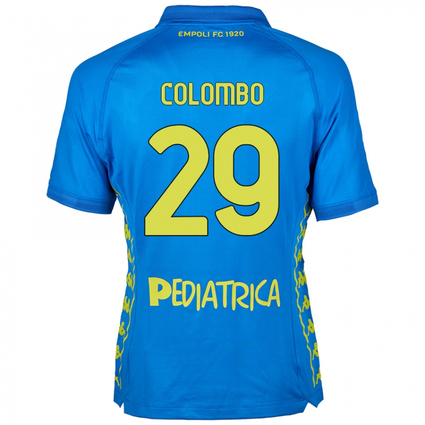 Hombre Camiseta Lorenzo Colombo #29 Azul 1ª Equipación 2024/25 La Camisa Argentina