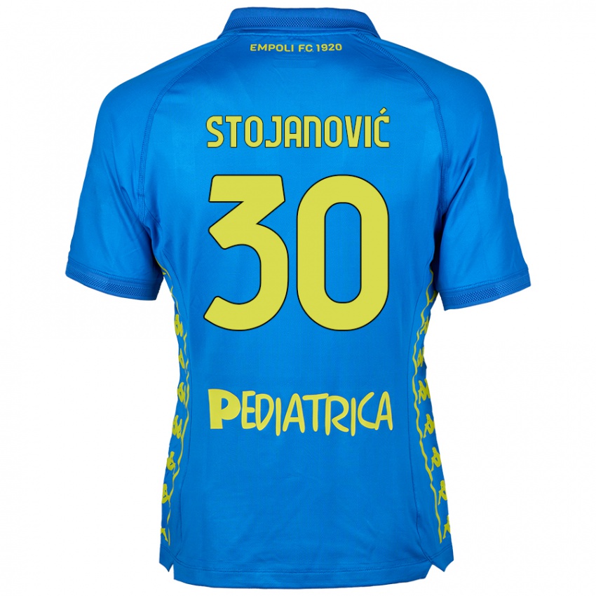 Hombre Camiseta Petar Stojanović #30 Azul 1ª Equipación 2024/25 La Camisa Argentina