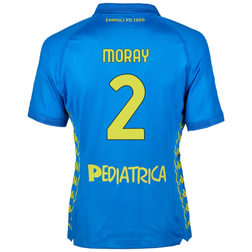 Hombre Camiseta Jeremy Moray #2 Azul 1ª Equipación 2024/25 La Camisa Argentina