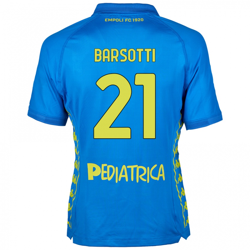 Hombre Camiseta Leonardo Barsotti #21 Azul 1ª Equipación 2024/25 La Camisa Argentina