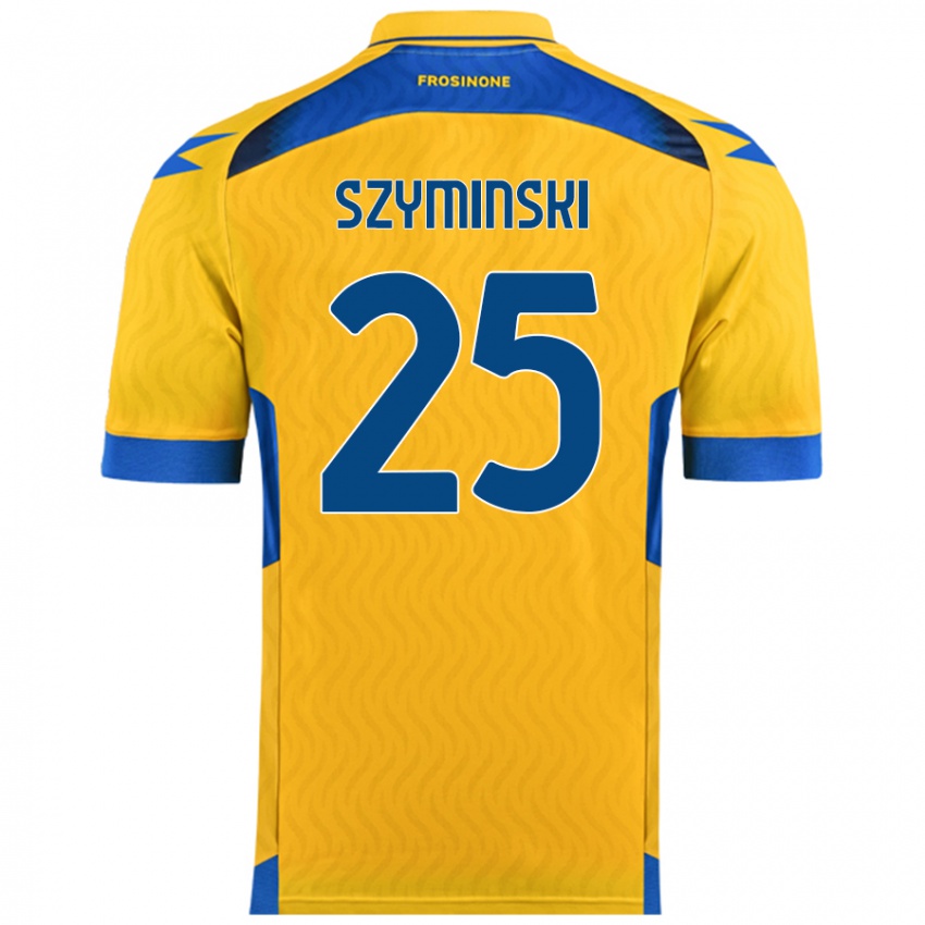 Hombre Camiseta Przemyslaw Szyminski #25 Amarillo 1ª Equipación 2024/25 La Camisa Argentina