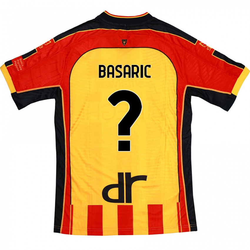 Hombre Camiseta Ben Basaric #0 Amarillo Rojo 1ª Equipación 2024/25 La Camisa Argentina