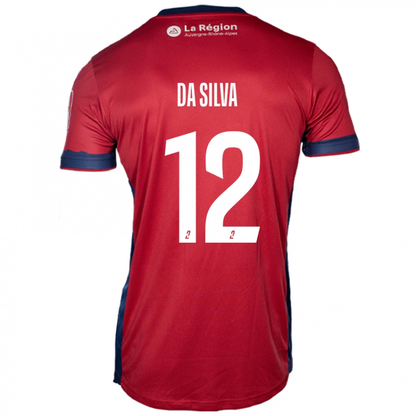 Hombre Camiseta Damien Da Silva #12 Borgoña Claro 1ª Equipación 2024/25 La Camisa Argentina