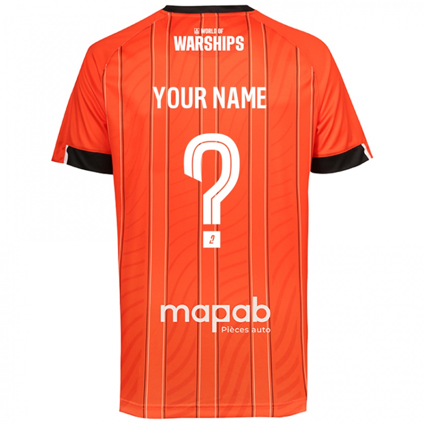 Hombre Camiseta Su Nombre #0 Naranja 1ª Equipación 2024/25 La Camisa Argentina