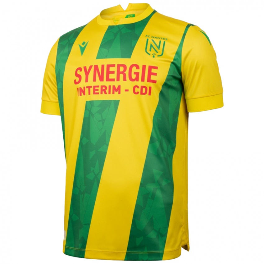 Hombre Camiseta Aboubacar Camara #11 Amarillo Verde 1ª Equipación 2024/25 La Camisa Argentina