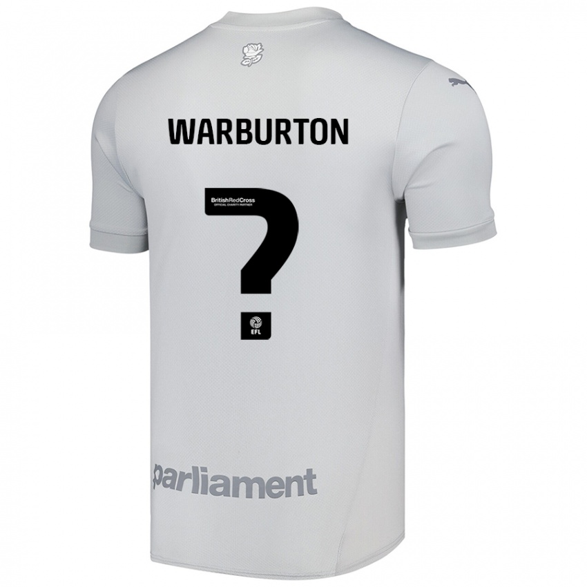 Hombre Camiseta Owen Warburton #0 Gris Plata 2ª Equipación 2024/25 La Camisa Argentina