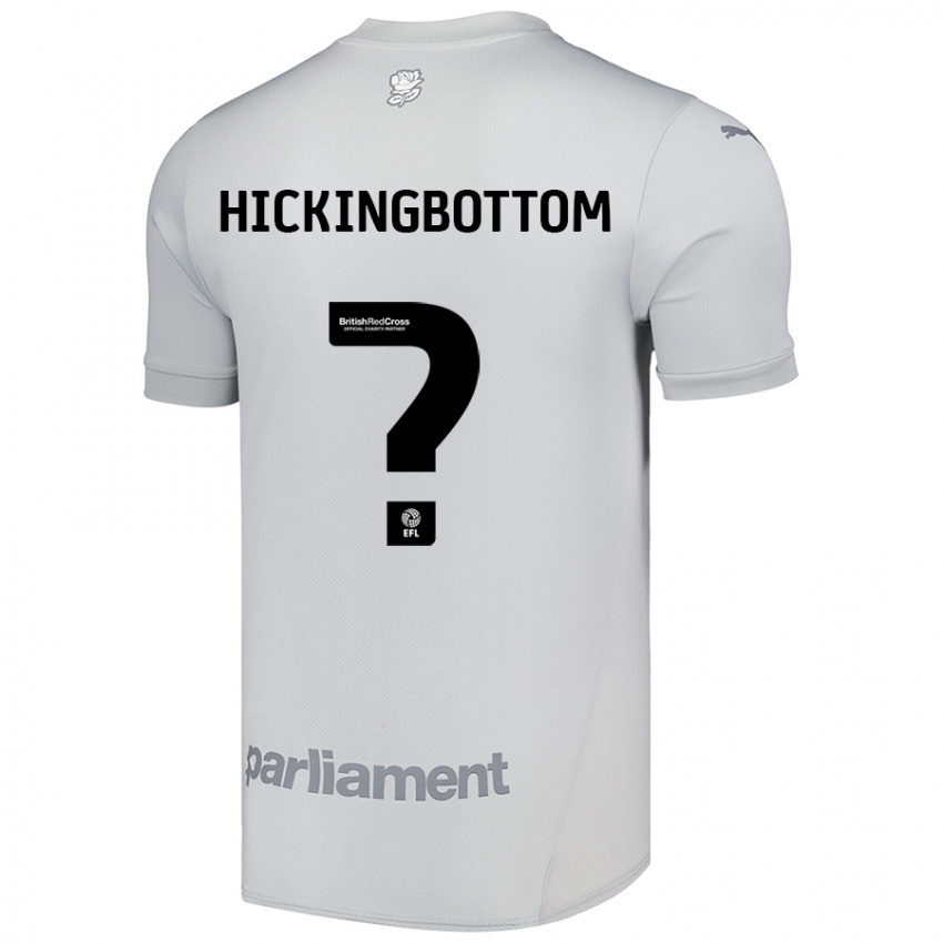 Hombre Camiseta Charlie Hickingbottom #0 Gris Plata 2ª Equipación 2024/25 La Camisa Argentina