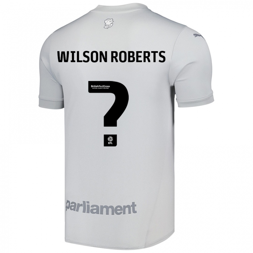 Hombre Camiseta Georgina Wilson-Roberts #0 Gris Plata 2ª Equipación 2024/25 La Camisa Argentina