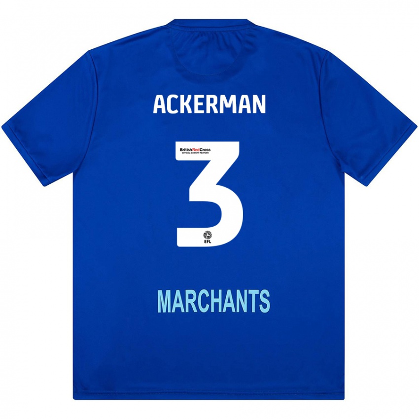 Hombre Camiseta Daisy Ackerman #3 Verde 2ª Equipación 2024/25 La Camisa Argentina