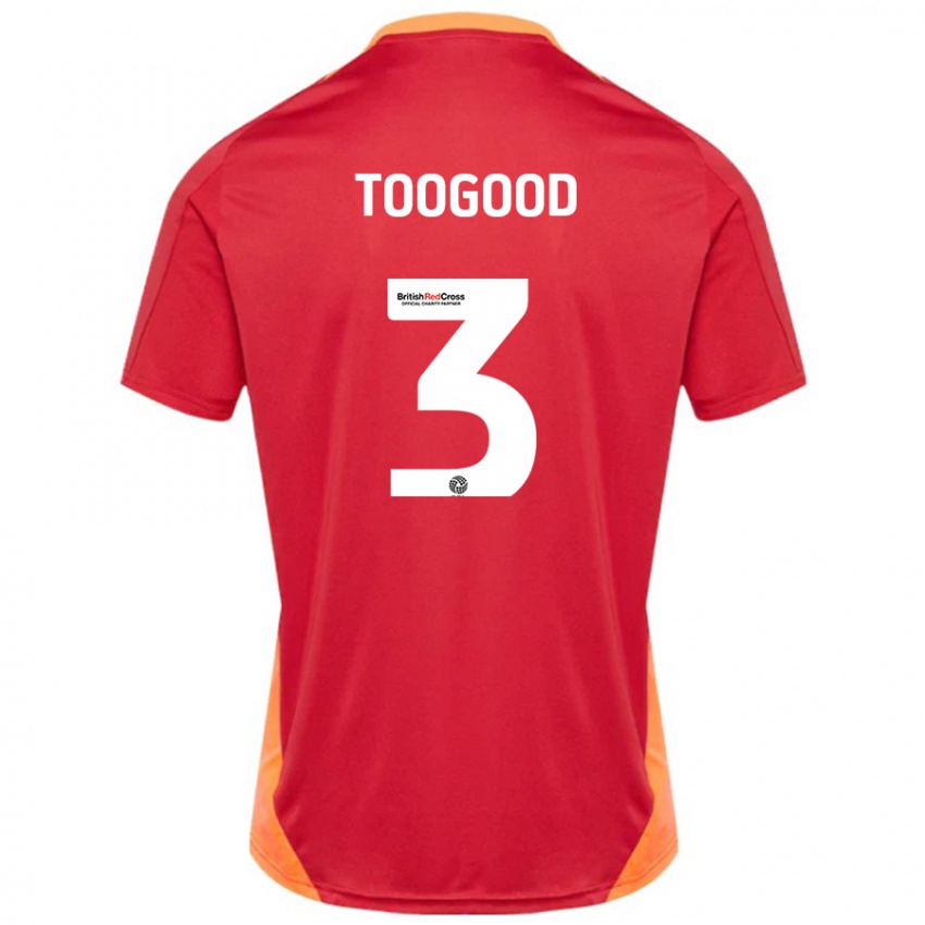 Hombre Camiseta Emily Toogood #3 Azul Blanquecino 2ª Equipación 2024/25 La Camisa Argentina