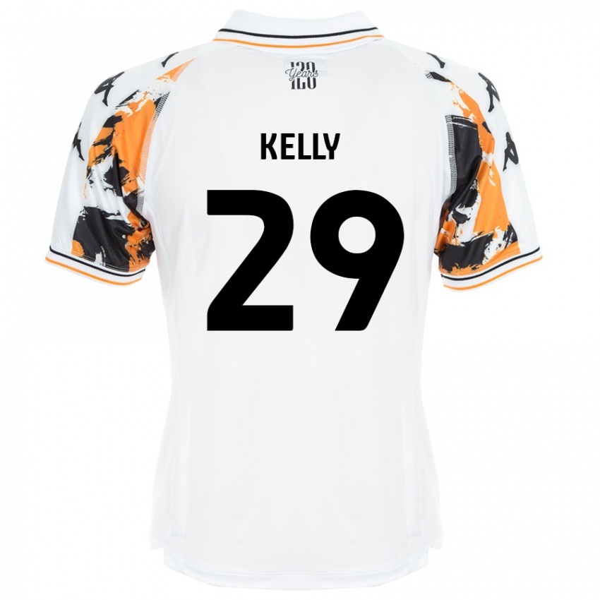 Hombre Camiseta Ace Kelly #29 Blanco 2ª Equipación 2024/25 La Camisa Argentina