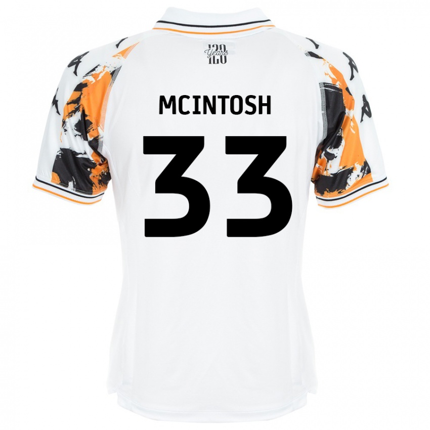 Hombre Camiseta Lucy Mcintosh #33 Blanco 2ª Equipación 2024/25 La Camisa Argentina