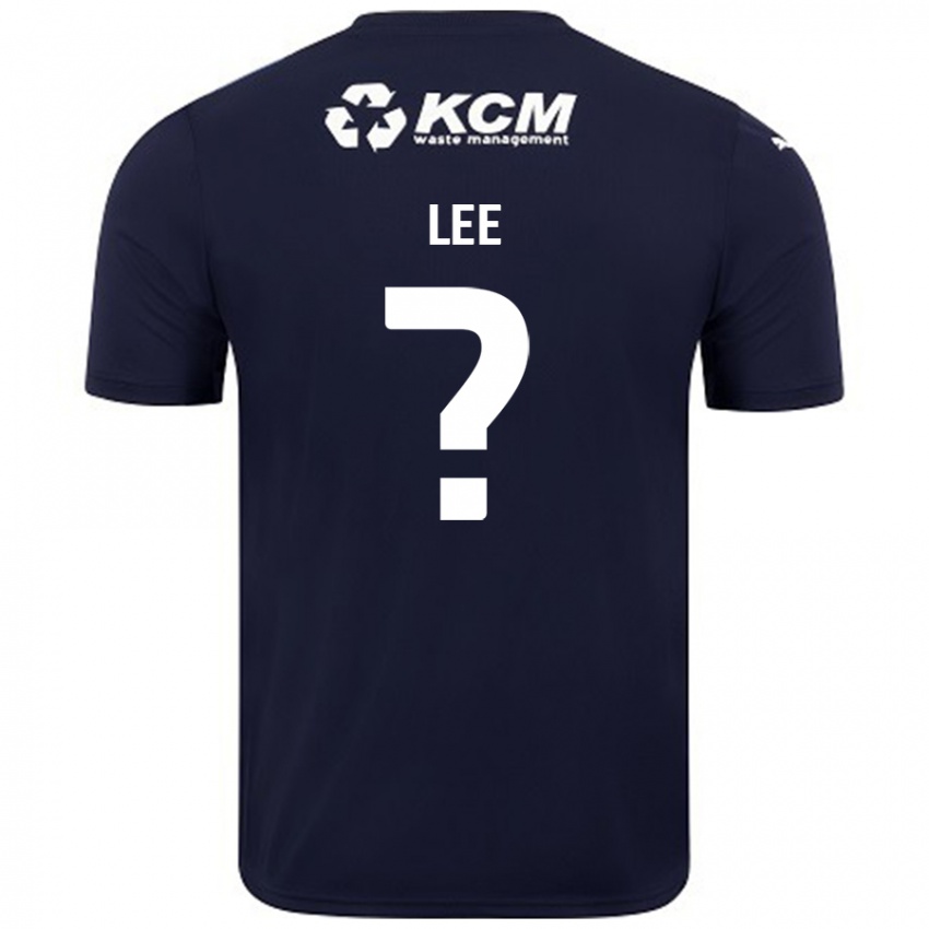 Hombre Camiseta Cohen Lee #0 Azul Marino 2ª Equipación 2024/25 La Camisa Argentina