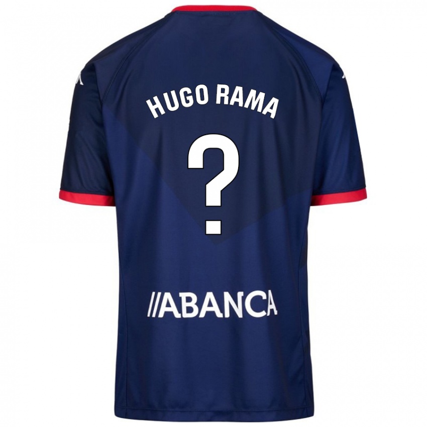 Hombre Camiseta Hugo Rama #22 Azul Marino 2ª Equipación 2024/25 La Camisa Argentina