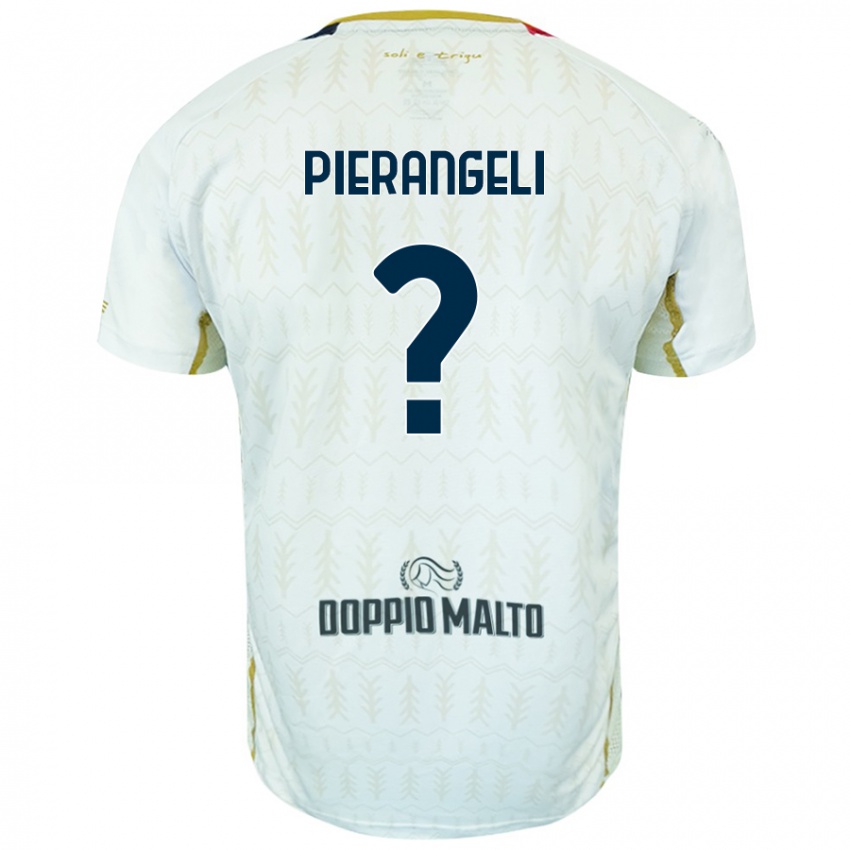 Hombre Camiseta Luis Pierangeli #0 Blanco 2ª Equipación 2024/25 La Camisa Argentina