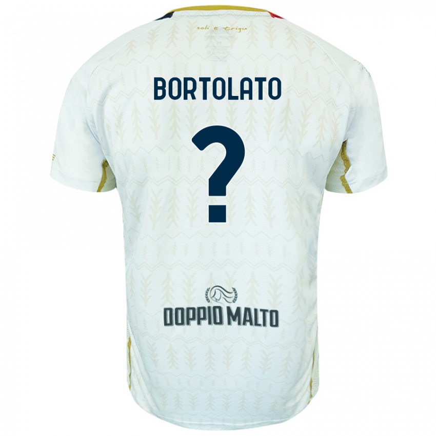 Hombre Camiseta Filippo Bortolato #0 Blanco 2ª Equipación 2024/25 La Camisa Argentina