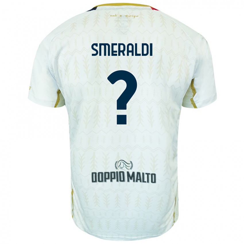 Hombre Camiseta Andrea Smeraldi #0 Blanco 2ª Equipación 2024/25 La Camisa Argentina