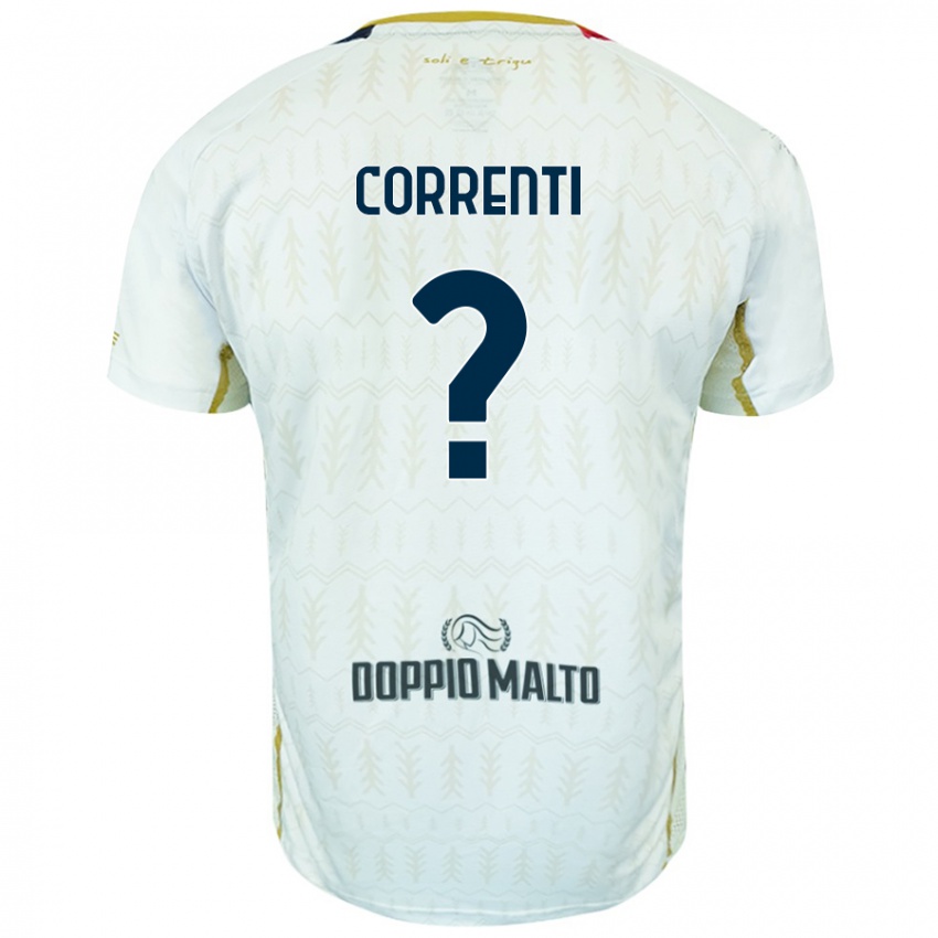 Hombre Camiseta Gabriele Correnti #0 Blanco 2ª Equipación 2024/25 La Camisa Argentina