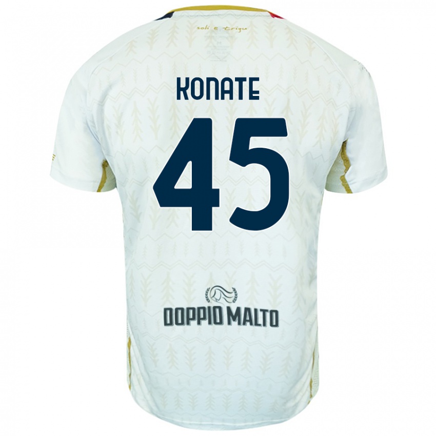 Hombre Camiseta Ismael Konate #45 Blanco 2ª Equipación 2024/25 La Camisa Argentina