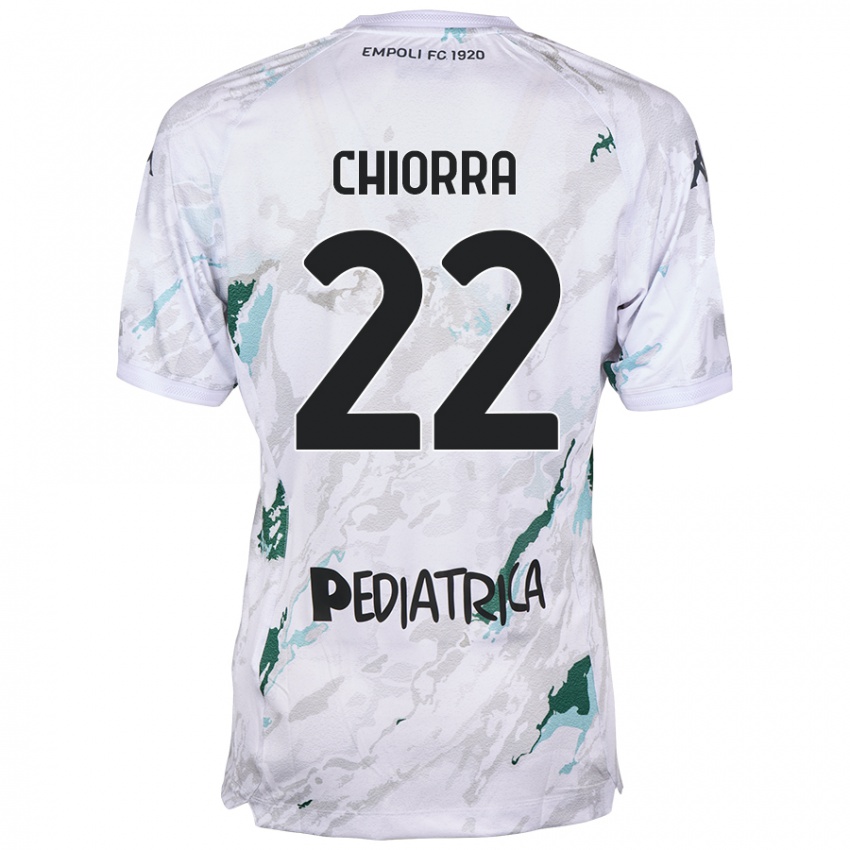 Hombre Camiseta Niccolò Chiorra #22 Gris 2ª Equipación 2024/25 La Camisa Argentina