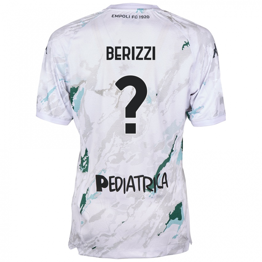 Hombre Camiseta Roberto Berizzi #0 Gris 2ª Equipación 2024/25 La Camisa Argentina