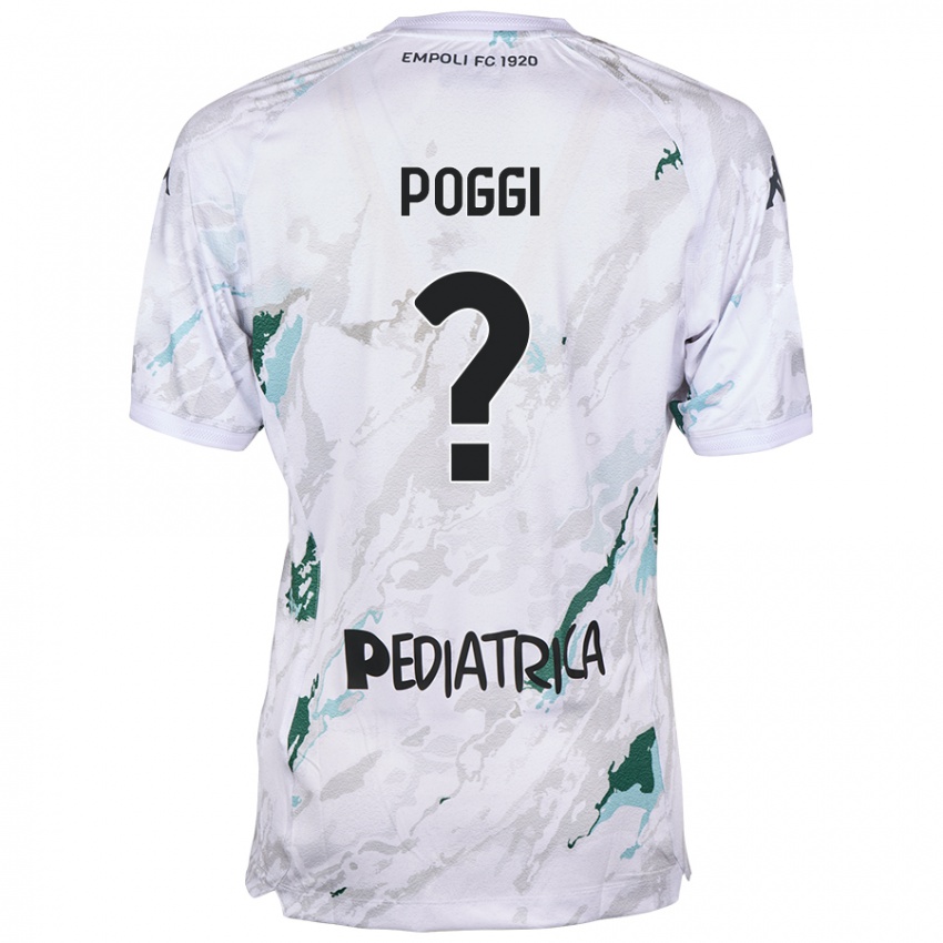 Hombre Camiseta Riccardo Poggi #0 Gris 2ª Equipación 2024/25 La Camisa Argentina