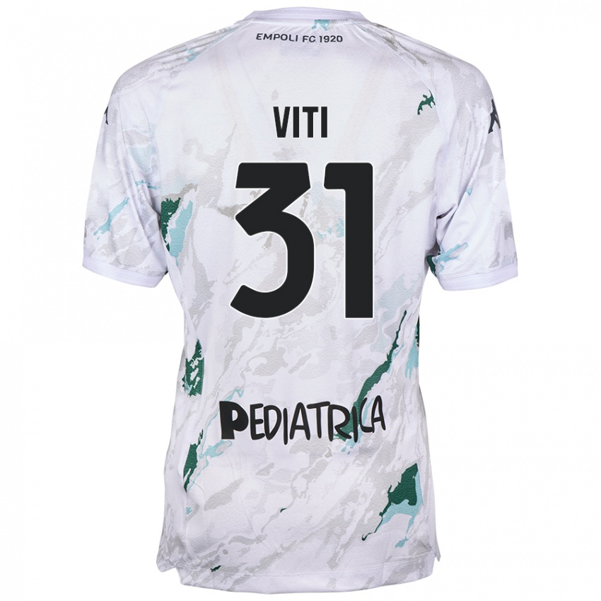 Hombre Camiseta Vittorio Viti #31 Gris 2ª Equipación 2024/25 La Camisa Argentina