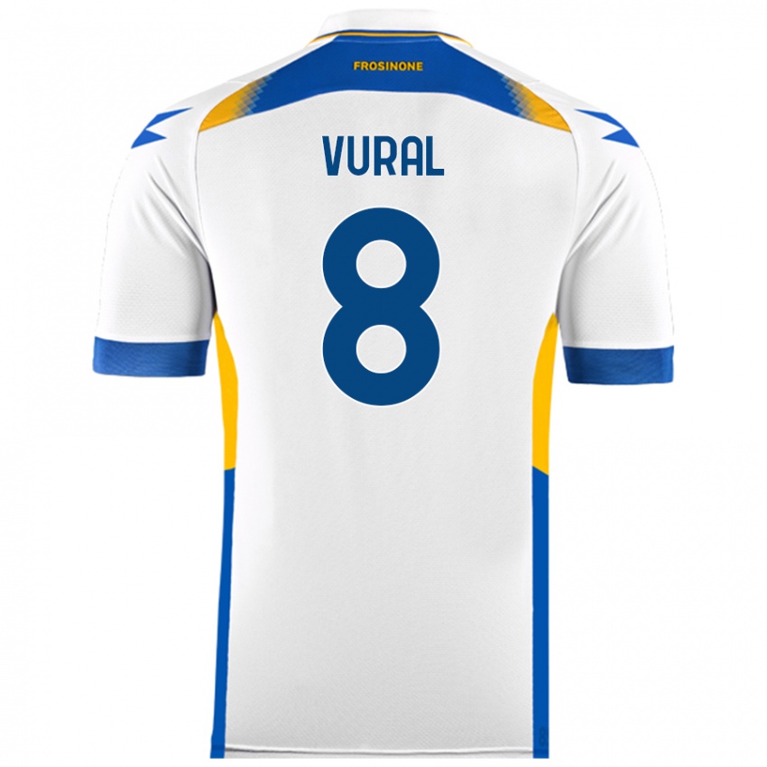 Hombre Camiseta İsak Vural #8 Blanco 2ª Equipación 2024/25 La Camisa Argentina