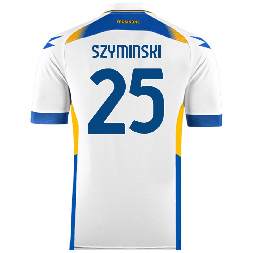 Hombre Camiseta Przemyslaw Szyminski #25 Blanco 2ª Equipación 2024/25 La Camisa Argentina