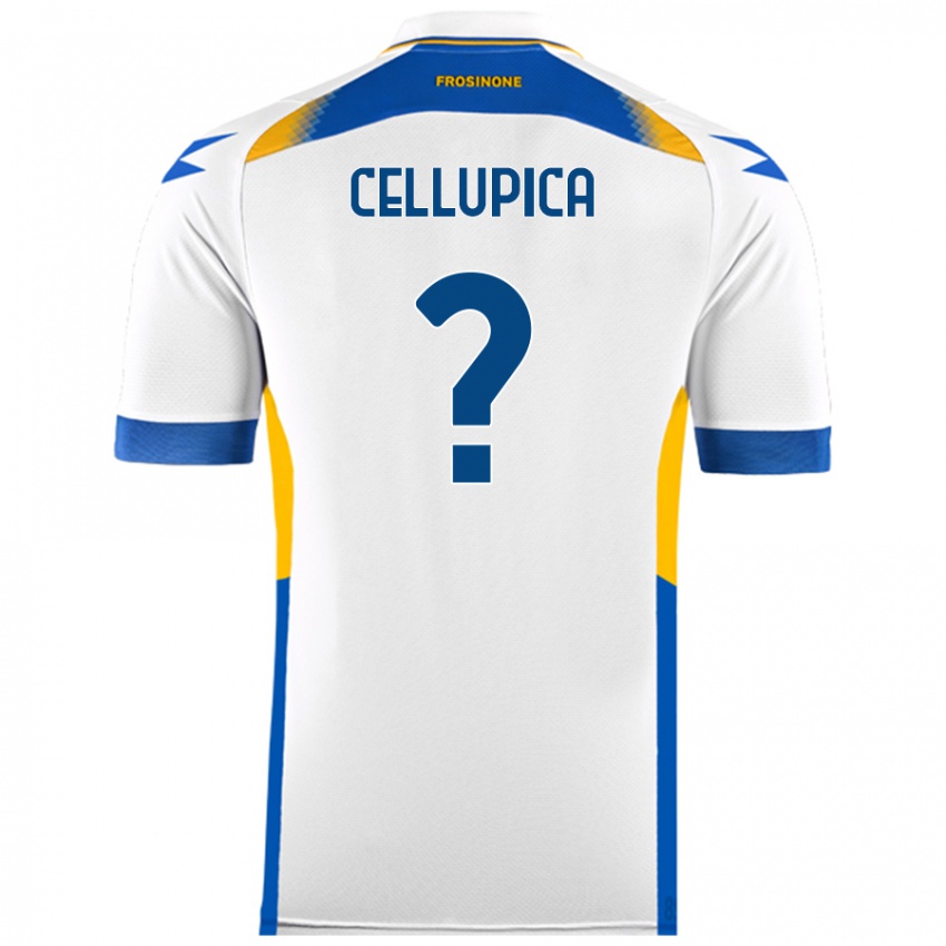 Hombre Camiseta Riccardo Cellupica #0 Blanco 2ª Equipación 2024/25 La Camisa Argentina