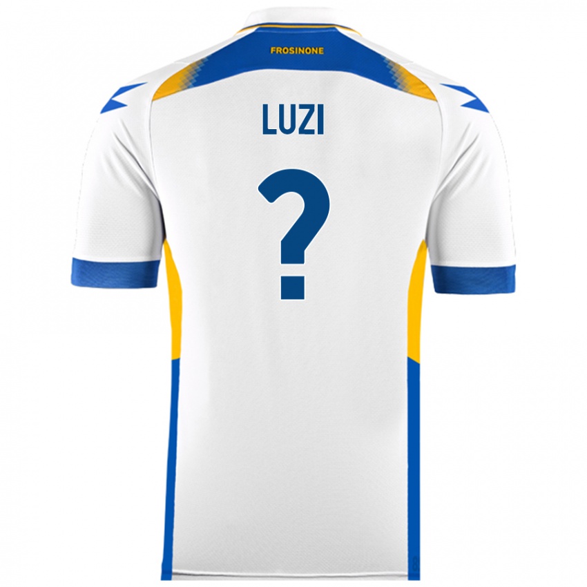 Hombre Camiseta Daniel Luzi #0 Blanco 2ª Equipación 2024/25 La Camisa Argentina