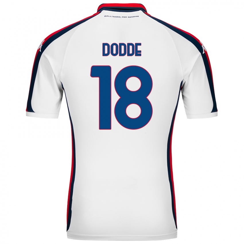 Hombre Camiseta Filippo Dodde #18 Blanco 2ª Equipación 2024/25 La Camisa Argentina