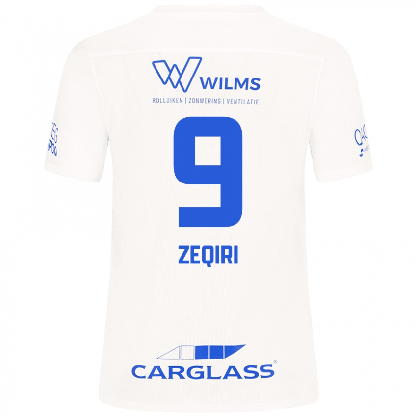 Hombre Camiseta Andi Zeqiri #9 Blanco 2ª Equipación 2024/25 La Camisa Argentina